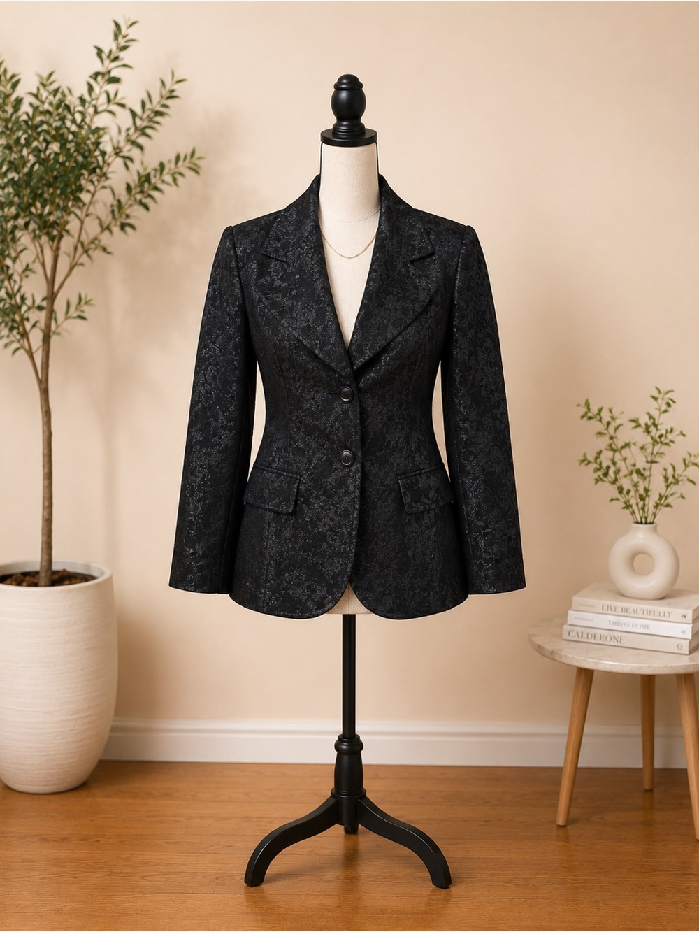 Vintage Prada Silk Cotton Blazer